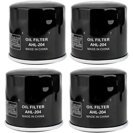 Motorcycle Oil Filter Kawasaki EN500 ER6F ER6N 650 EX500R EX650R GPZ500S JT1200 JT1500 STX-12F STX-15F Ultra 250X 310R (Accessories Update) (Color : 4 PCS)