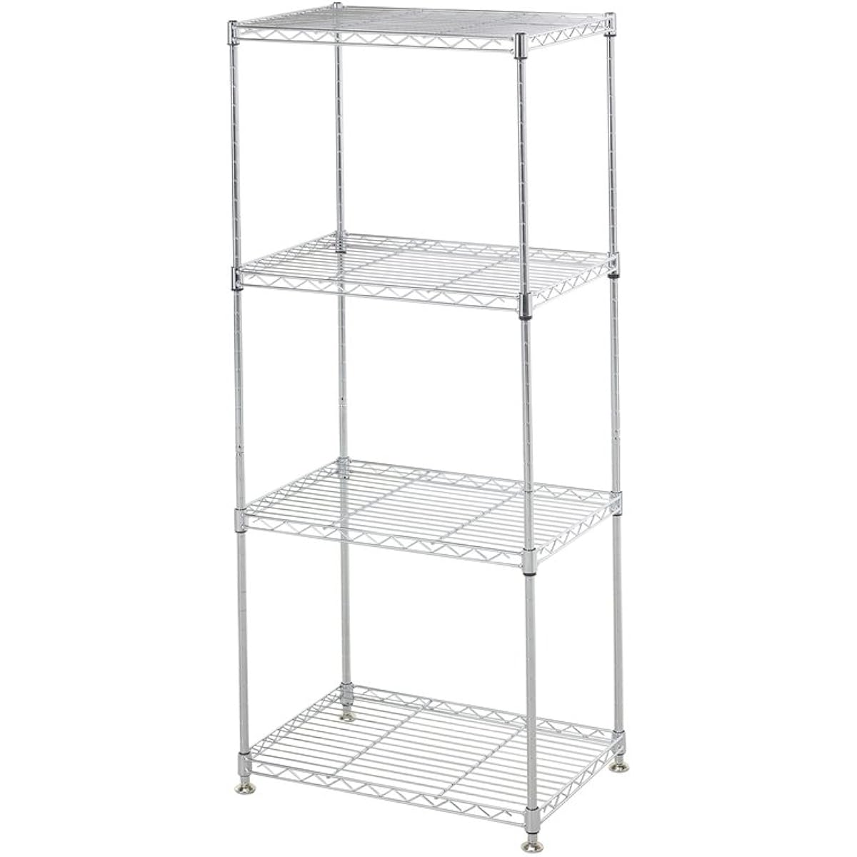 Doshisha Luminous Super Light 4-tier Mini Rack Gap Storage Rack Width 45.5 x Depth 30.5 x Height 104.5 cm Shelf board position can be changed in 2.5 cm intervals Overall load capacity 90 kg Rust-resistant Rust resistant Can be used around water Kitchen r