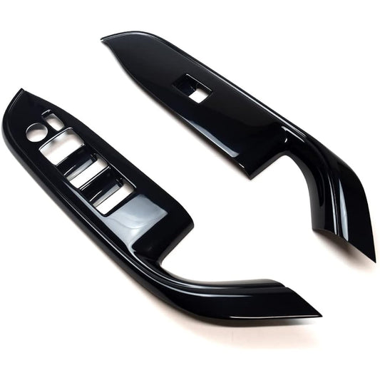 SecondStage Toyota Noah/Voxy 90 Series NOAH VOXY Front PWSW (Door Switch) Panel Piano Black T658BLK