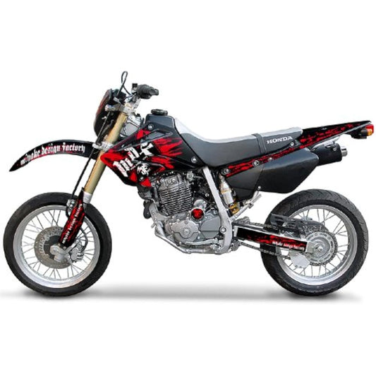MDF Graphic Kit Rear Fender Set Bloody Model Red XR250 MOTARD(06-07) MXRMO06-C-RD-RF