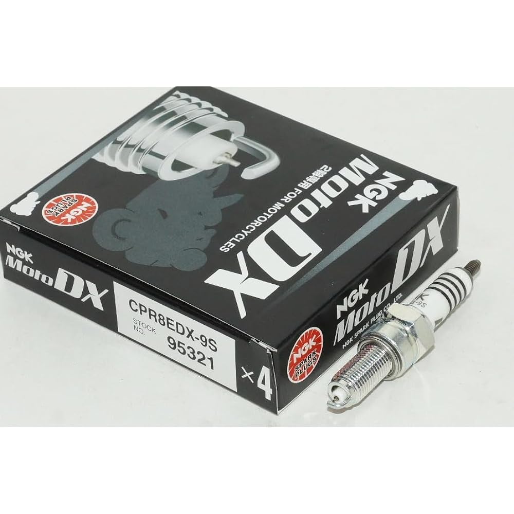 NGK CPR8EDX-9S 95321 Screw Type MotoDX Plug x 4 NSK Spark Plug 4X-1366