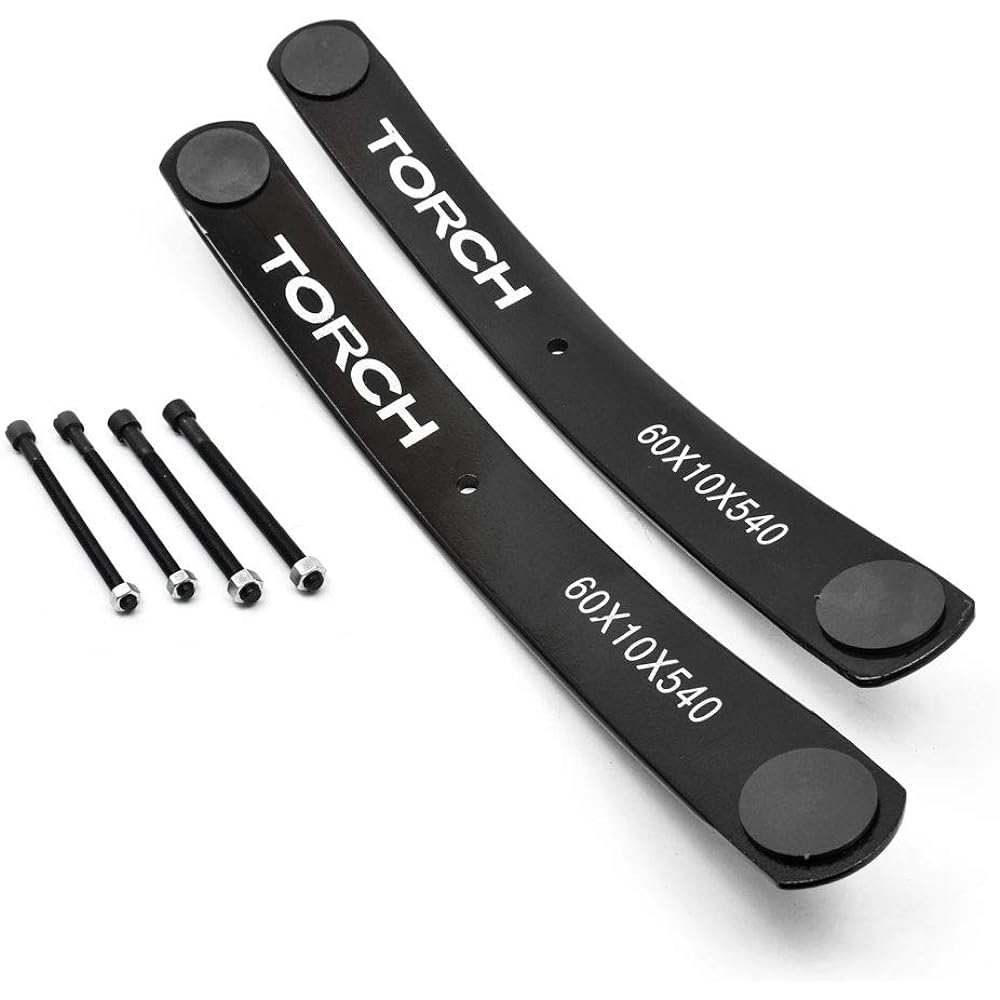 TORCH 1.5 inch-2 inch rear Add a Leaf lift kit 8.5 inch square U bolt 1995-2021 type Toyota Takoma 2WD 4WD TRD SR5