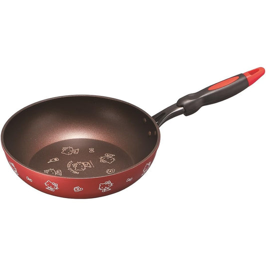 Skater IH Gas Fire Compatible Diamond Coated Frying Pan 26cm Hello Kitty Sanrio AFP26