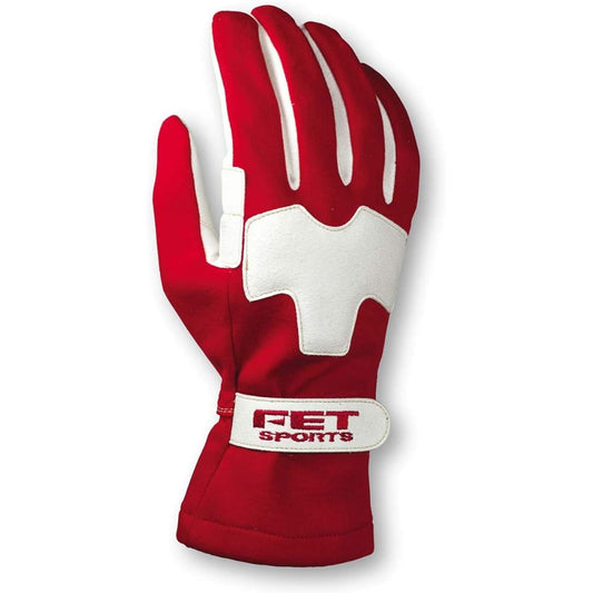 FET Sports 3D Lightweight Gloves Red/White M FT3DLW02