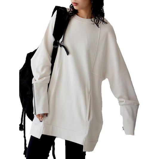 [antiqua] [Antika] Fleece Pullover Sweatshirt Women's PN-00407