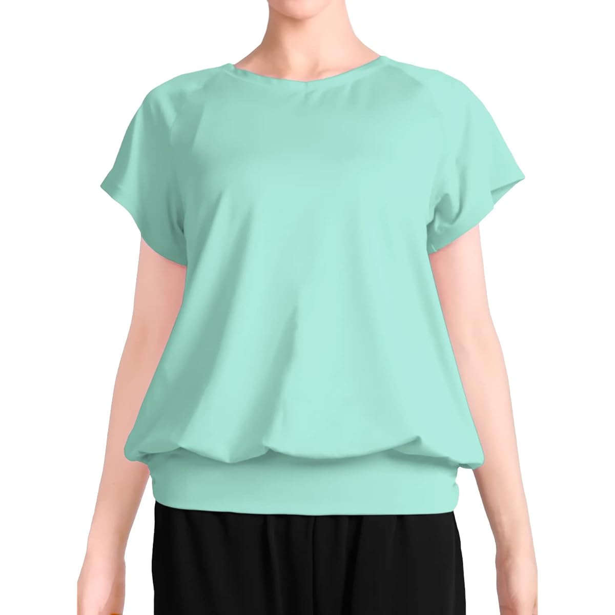 [Planet-C Planet-Casual] T-shirt Yoga Wear Fitness Women's Tops pc-232