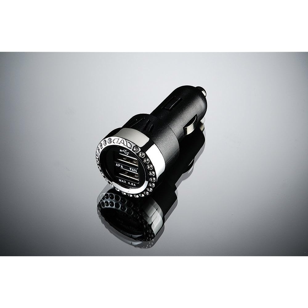 Garcon DAD Dual USB Socket 4.8 (12V Only) USB Total Maximum Output 4.8A Crystal SB089-01 D.A.D