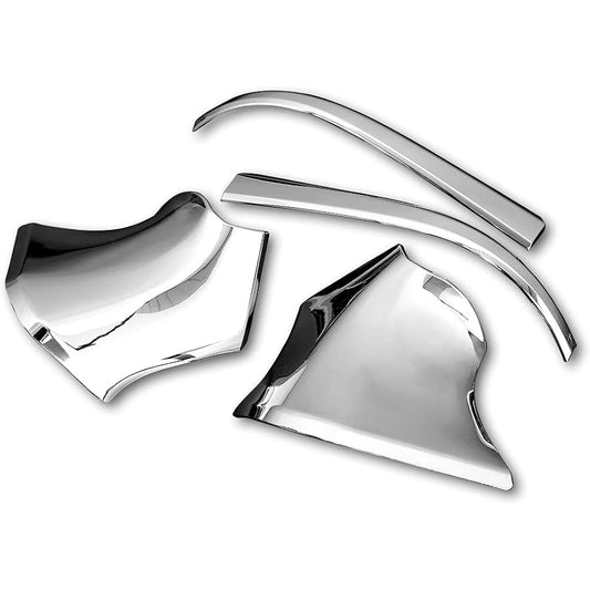 YOURS: Harrier 80 Series Exclusive Mirror Garnish Lower 4PCS [ABS] 80 HARRIER Custom Parts Accessories Dress Up TOYOTA [2] S