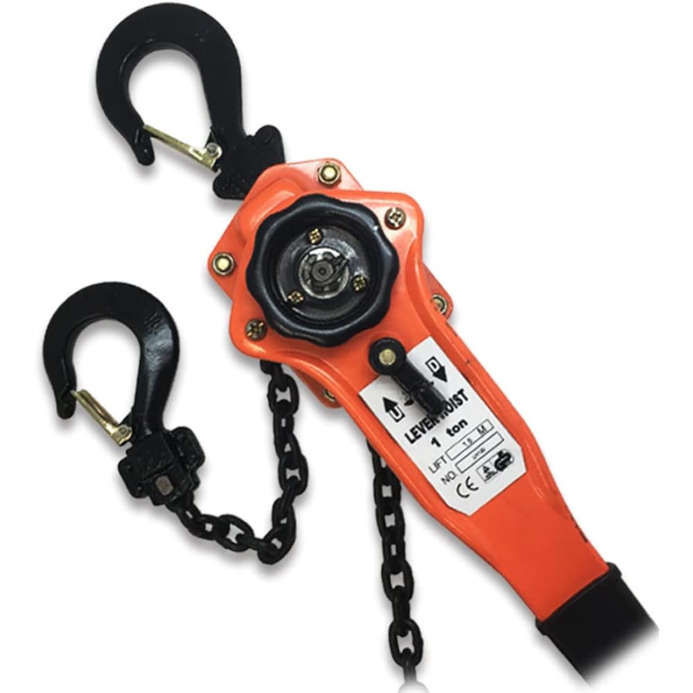 MTK Lever Hoist 1.0ton (LH100) [Sankin] High Quality Chain Block Lever Type Block 1 Ton Loading Machine Loading Tightening Transportation Maintenance Fixed Construction Business Gotcha Chain Disaster Recovery LH100