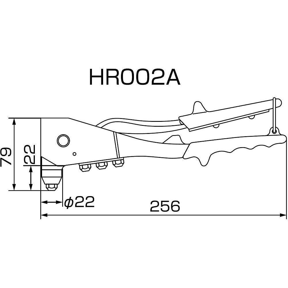 Robtex (Shrimp) Hand Riveter (Horizontal) HR002A