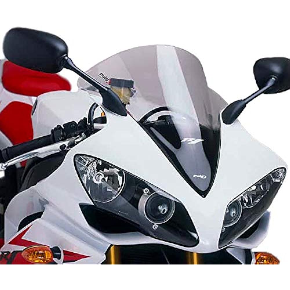 Puig 4365H RACING-SCREEN [SMOKE] YAMAHA YZF-R1(07-08) Puig Screen Cowl Motorcycle Bike Parts