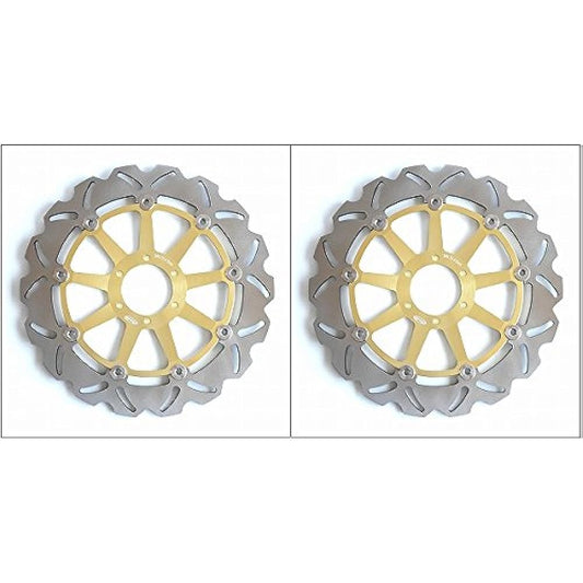 XJR1300 XJR1300 FZR1000 Aprilia Rsv Tuono bimo-ta ARASHI Front Brake Disc Rotor