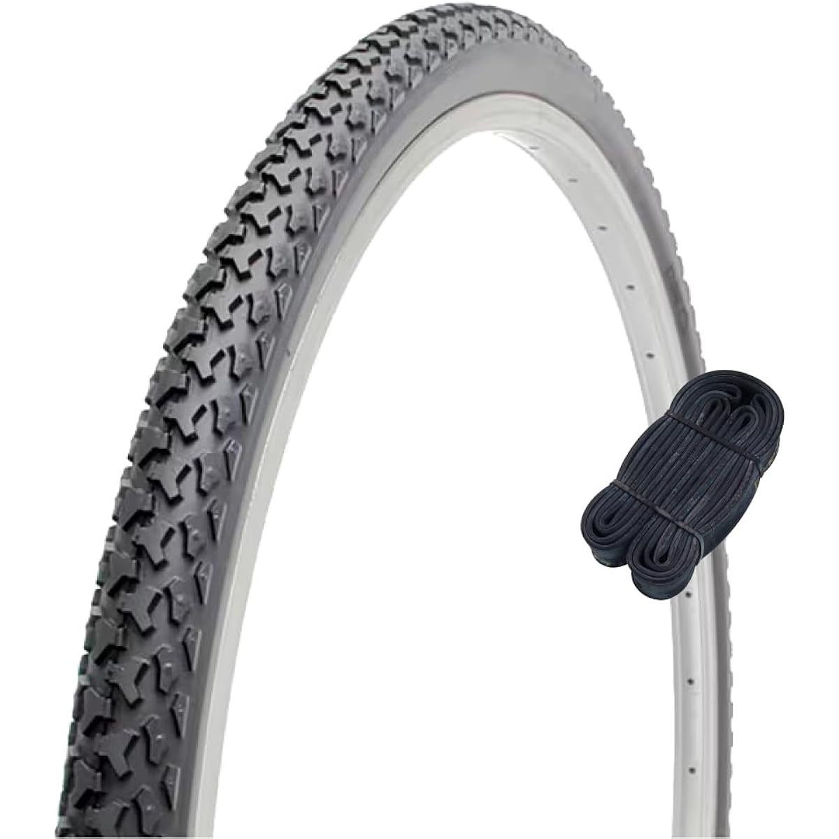 Shinko 27 inch bicycle tire tube set standard tire 27×1 1/2 black W/O SR197 60342