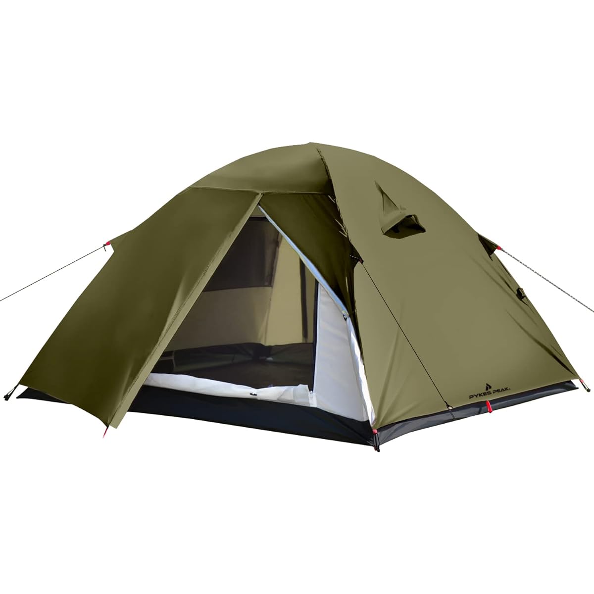 PYKES PEAK Dome Tent Touring Tent Solo For 1 Person For 2 to 3 People TOURING DOME 5 Colors Lightweight Compact Camping Tent Bike Loading