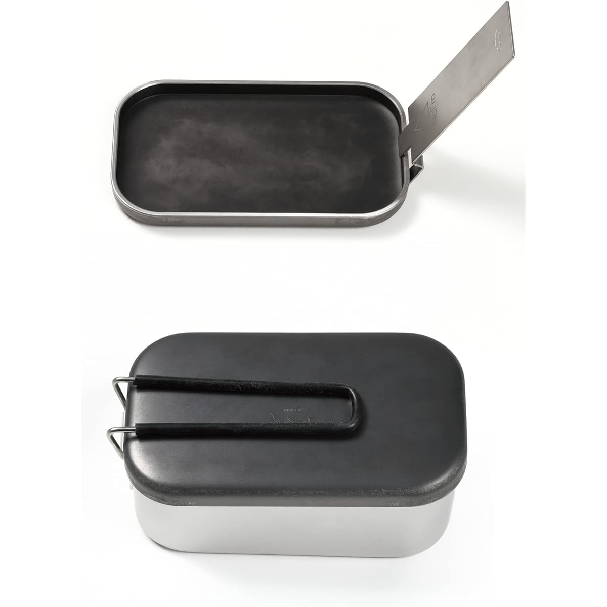 Kamakura NaFro "Lid Grill Pan" Grill Plate Camping Teppanyaki Plate Grill Pan Compact Barbecue Teppanyaki