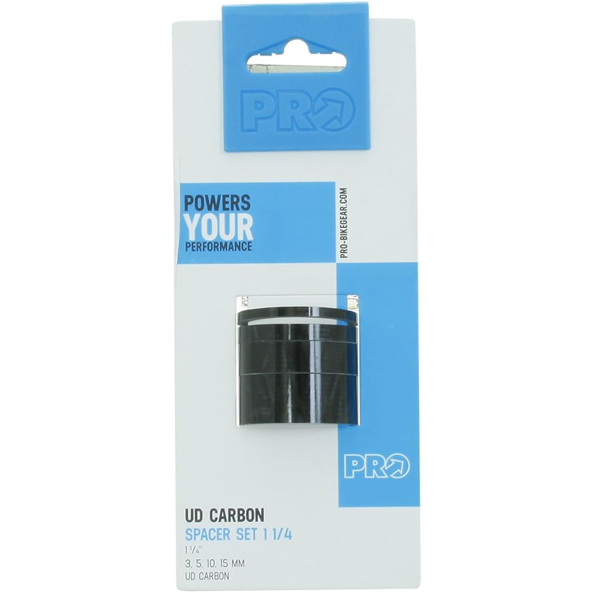 PRO Spacer UD Carbon 1-1/4 inch 4 pieces (3/5/10/15mm) R20RHS0082X