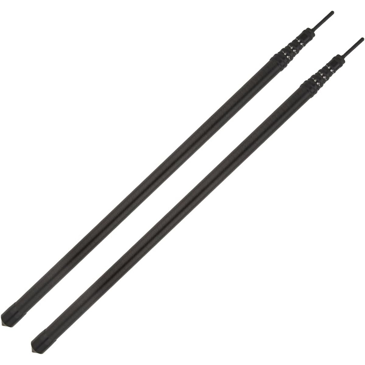 Qboo Carbon Tarp Pole Tent Pole Upgraded Version Lightweight Slide Telescopic Stepless Adjustment Compact Set of 2 1.8m 2.1m 2.4m
