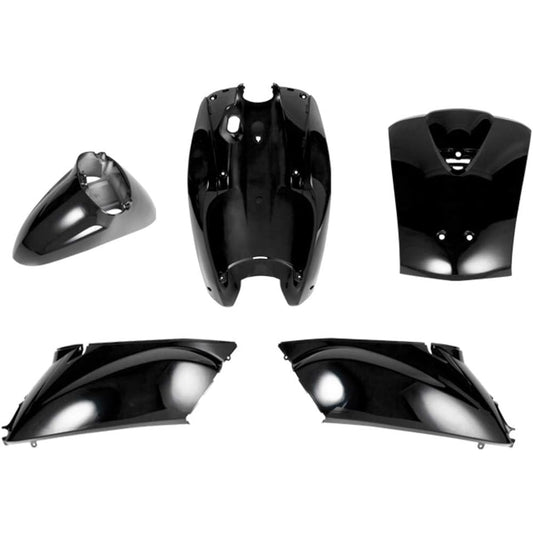 Bike Parts Center Exterior Set, 5 Piece Set [Compatible with all vehicle exteriors] Black Cowl Painted Genuine Type Honda Today AF61 3043