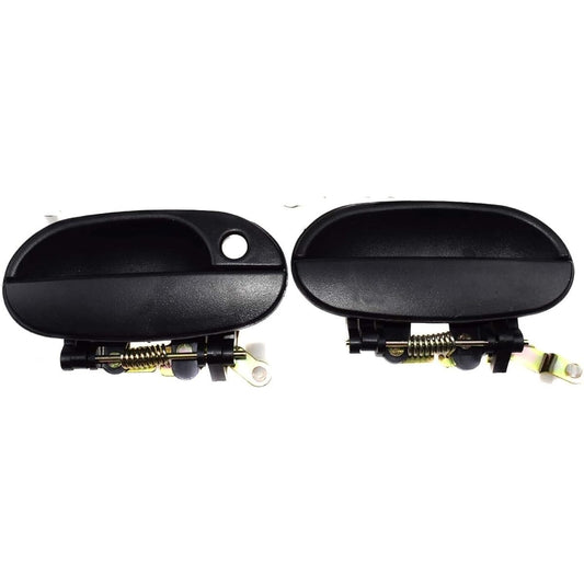 Car parts outer exterior door handle wind lean left and right LH RH driver Passenger Hyun Dianex cent 1995 1997 1998 1999 Car Parts (color: FRR 2 RIGHT PAIR)