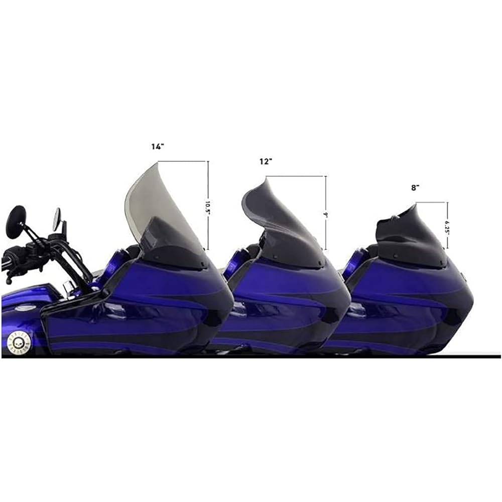 KLOCK WERKS 12 "; Tint Flare windshield