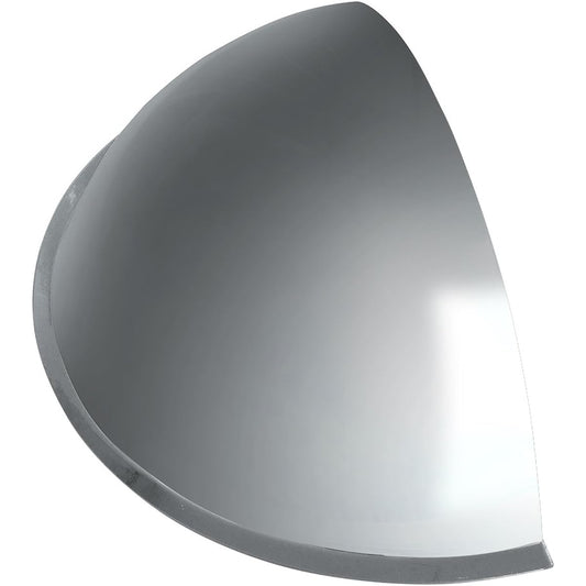 Shinei Bussan Security Mirror (Indoor) Hemisphere Mirror Half Magnet Type Length 530X Height 265X160mm Curved Surface (R) 300mm R-50HM