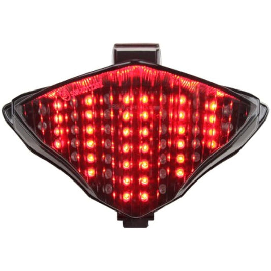 Integrated sequential LED tail tail lit smok lens 2004-2006 For YAMAHA YZF R1