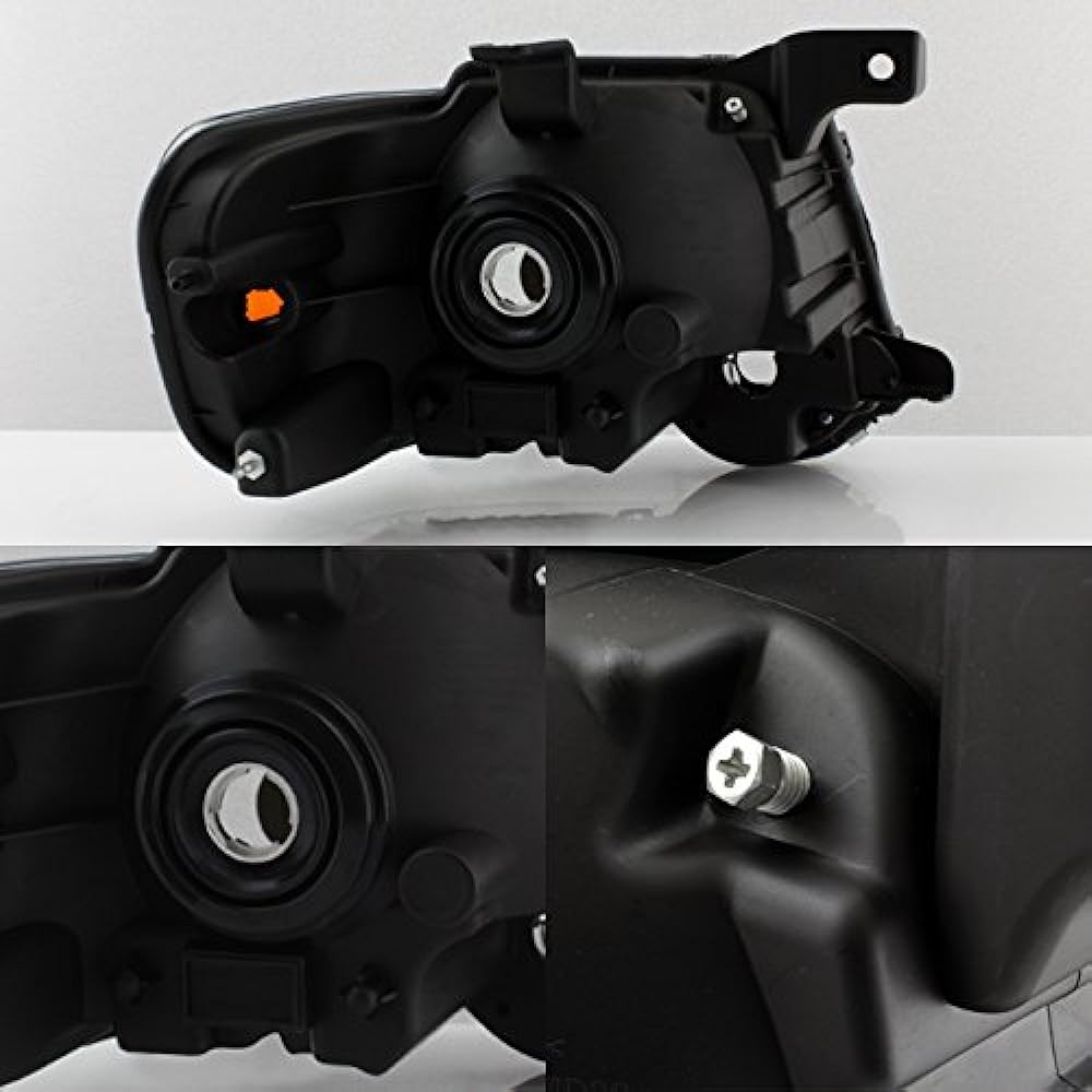 Black bezel 06-10 Ford Explorer/Sport Track Headlight Front Lamp directly replaced left and right