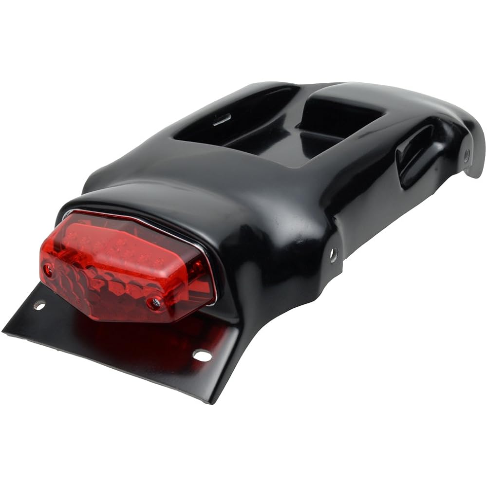 Fenderless Kit SR400 SR500 LED Luca Tail Lamp Set by FRP with Battery Storage