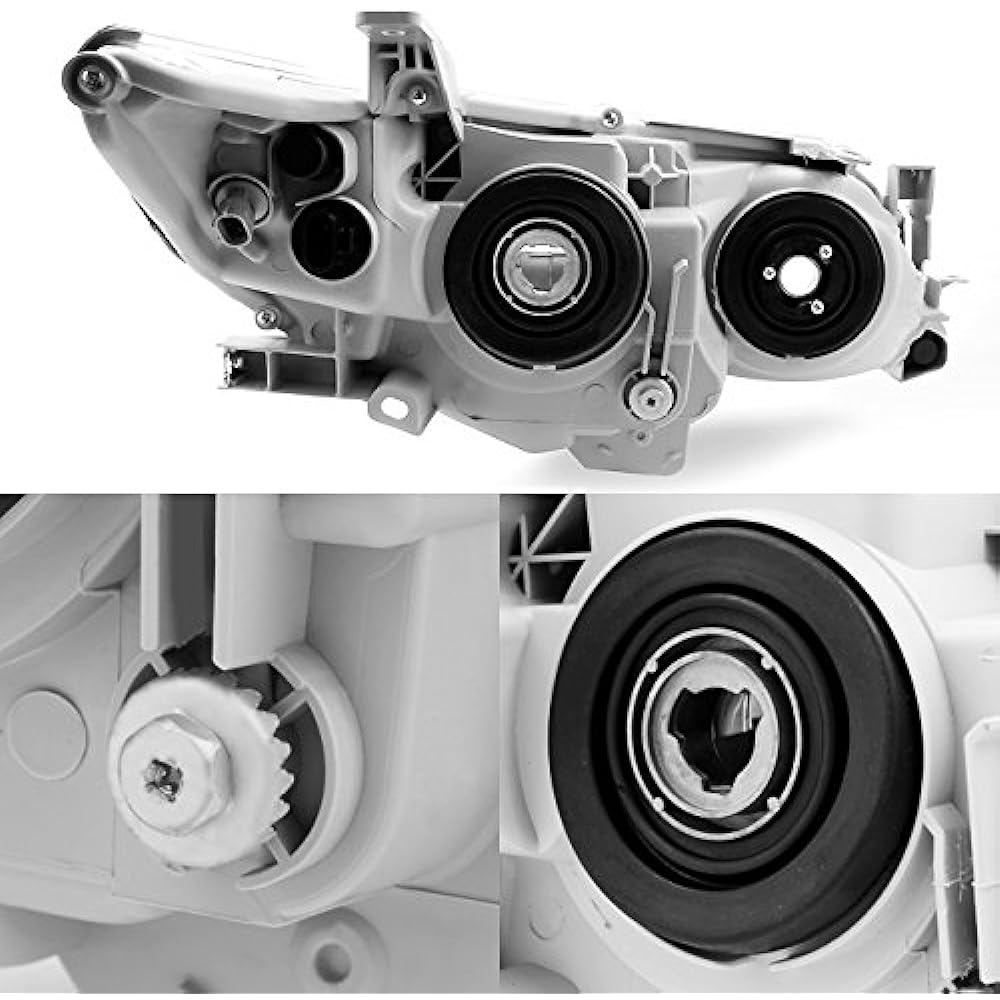 Toyota Kamuri L | LE | XLE | Hybrid Chrome Clear Clear Projector Headlight Light Passenger Seat for replacement