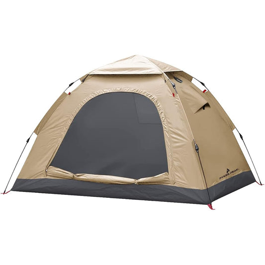 "Official" PYKES PEAK Lightweight One-Touch Tent "For 1-2 People/2-3 People" "5 Colors 2WAY Window" LIGHTWEIGHT ONE-TOUCH 1-2P/2-3P Camping Tent