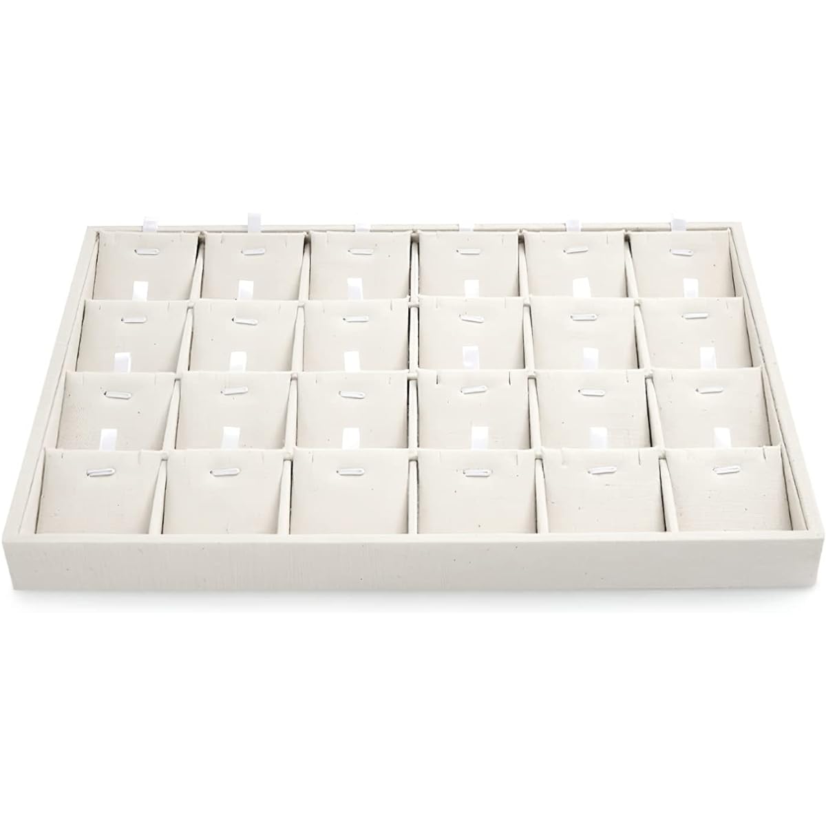 Woodten Necklace Tray Jewelry Tray Necklace Display Tray 24 position necklace tray can not only store necklaces but also display earrings Accessory tray
