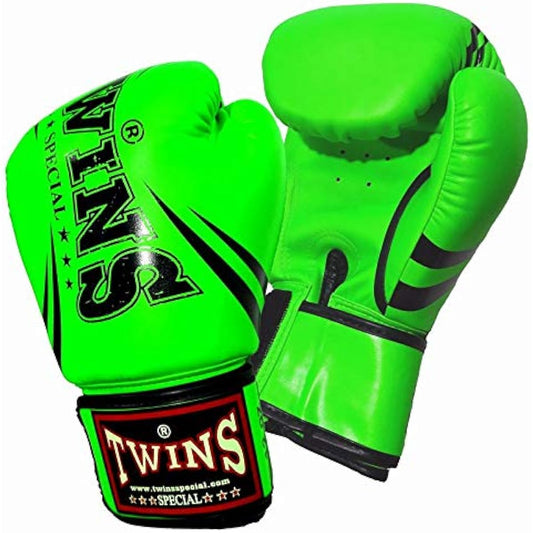 Twins Boxing Gloves PU Leather DM31 Green