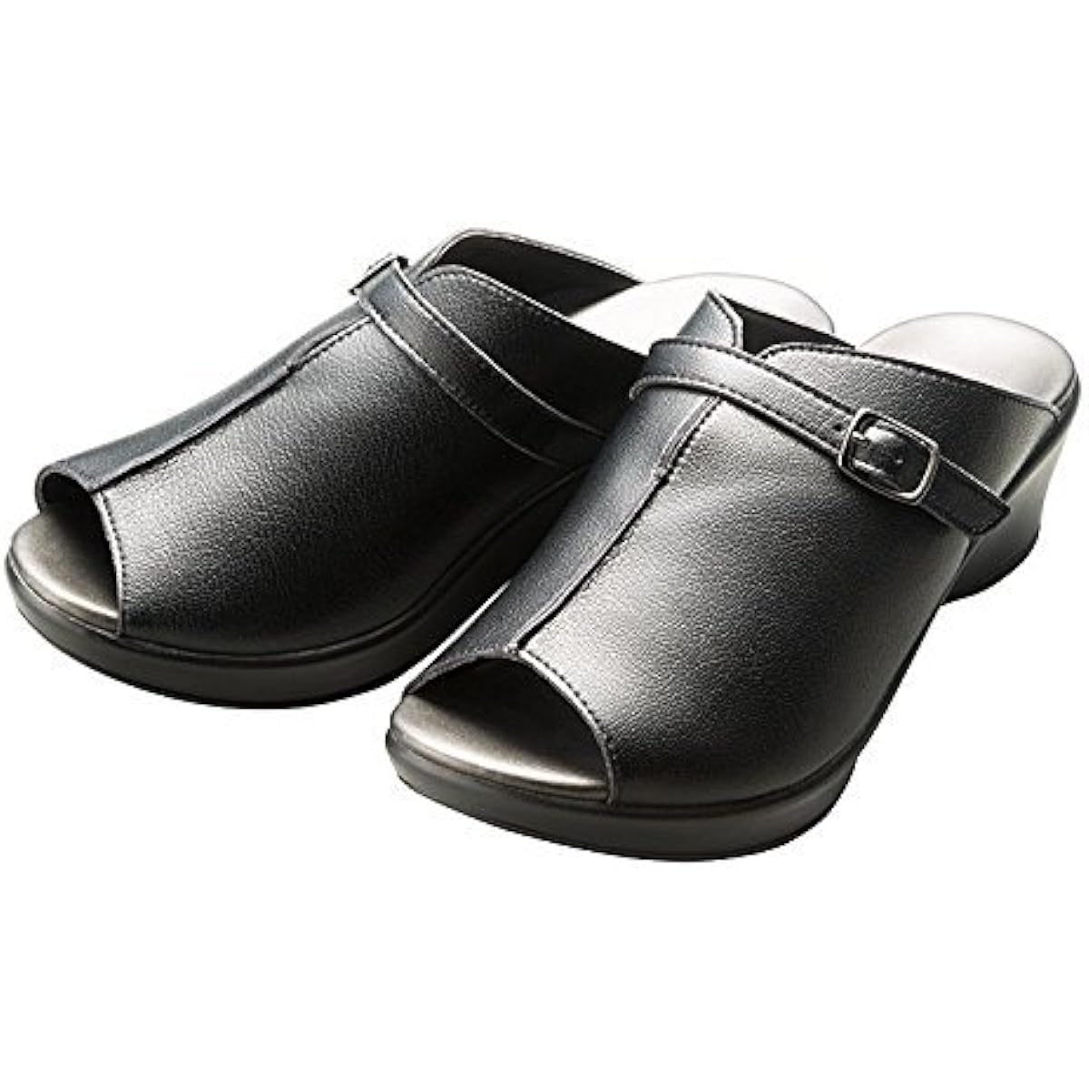 [AKAISHI] Arch Fitter 136 Comfort Mule Black L size (24.0~24.5)