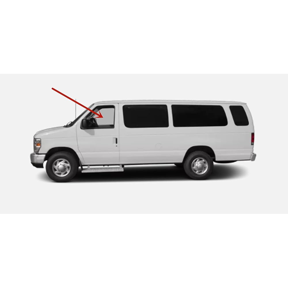 1992-2014 Ford Economy (Super Duty & E150 & E250 & E350) Band driver left front door window glass