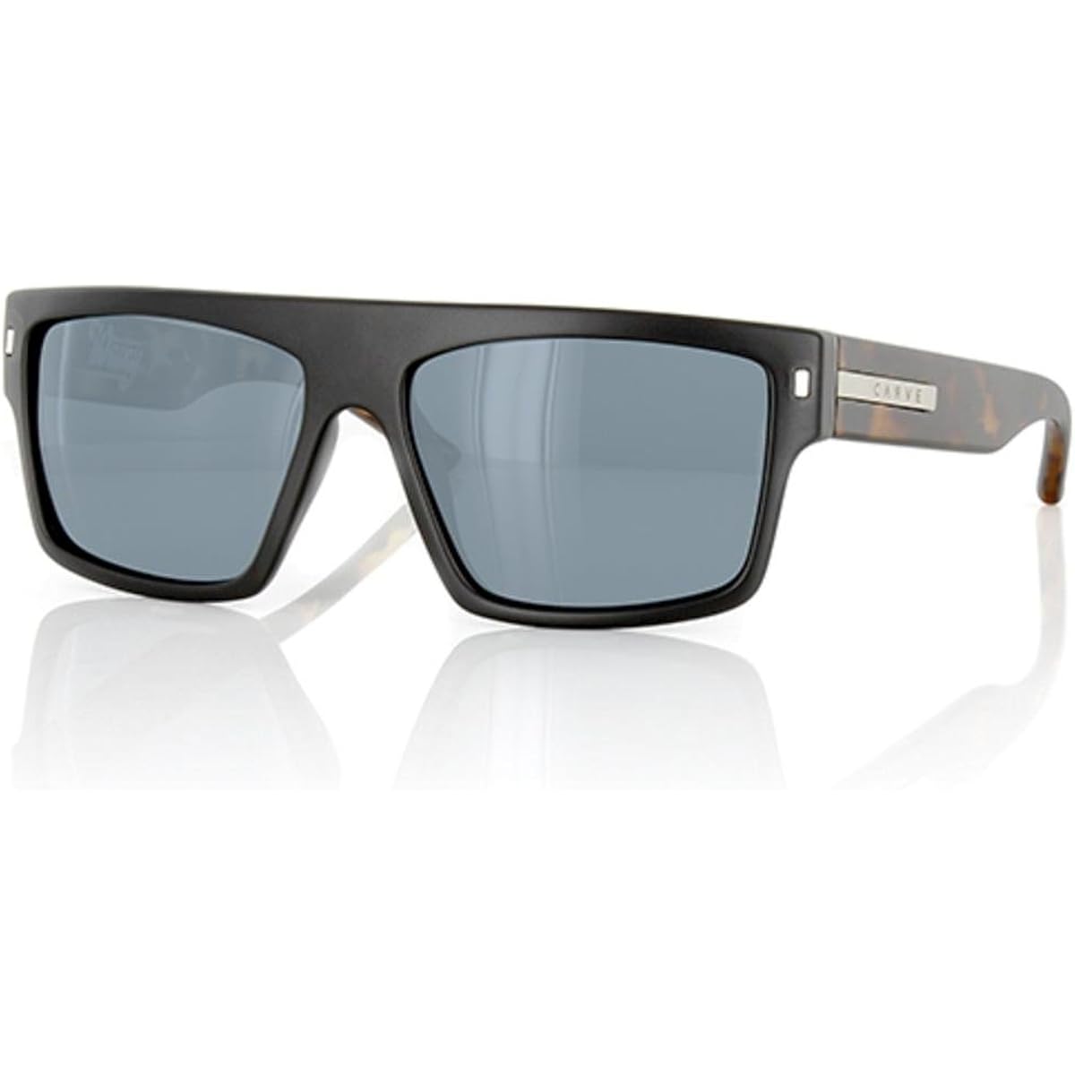 CARVE Swimming Goggles Sunglasses Wavey Polarize Lens Matte Black/Tote