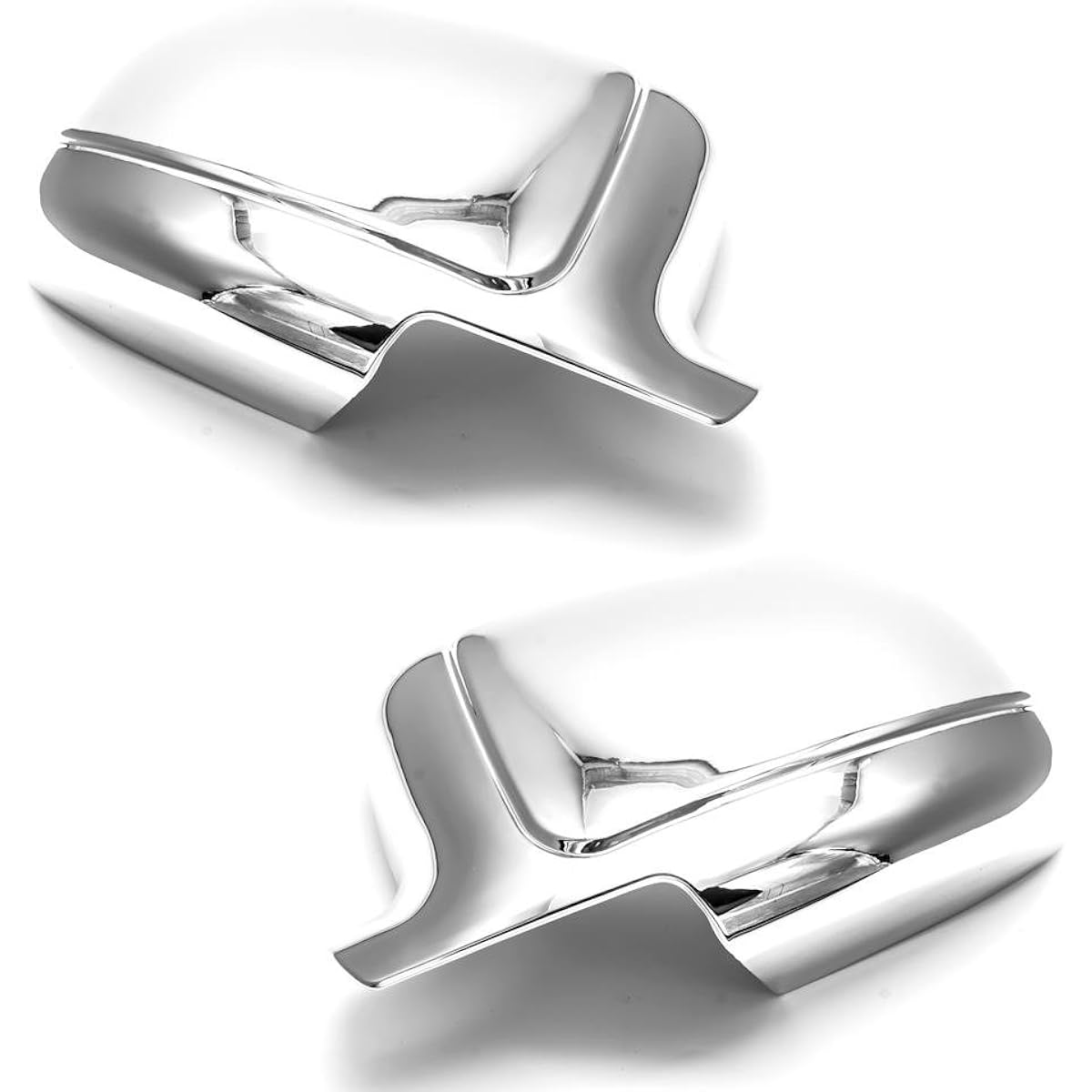 ELOVEQ Chrome Mirror Karaba Cover 1999-2007 Chevrolet Sylvarad & GMC Sierra 2002-2006 Chevrolet Avarante Taho GMC Ucon XL Classic Model Tow Mirror^