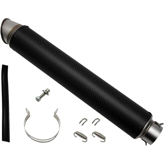 General-purpose product 60.5 Carbon long silencer 600mm Custom-made product Slash cut Explosive type Raised style