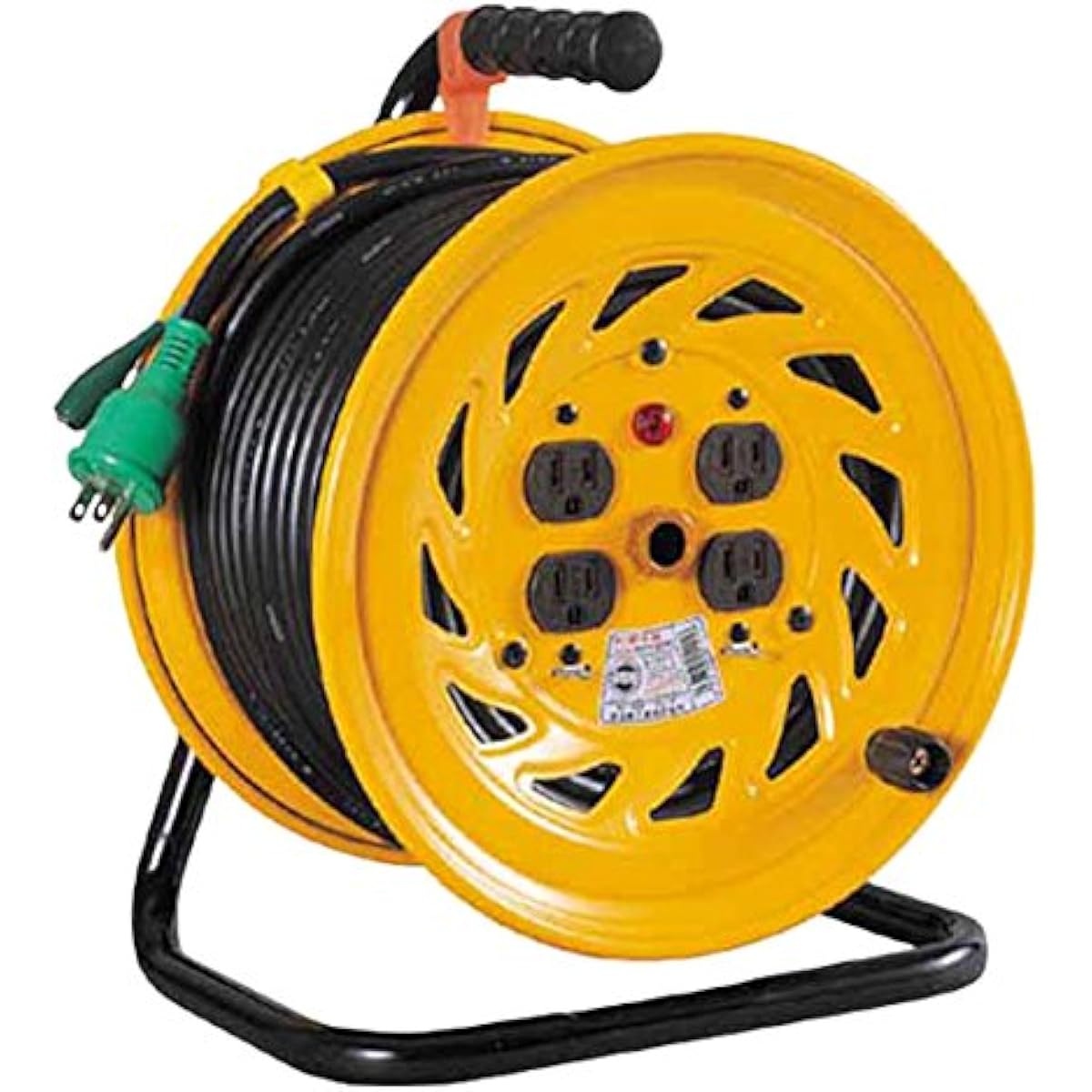 Nichido Electric Drum Standard 100V Drum with Ground 30m NFE34