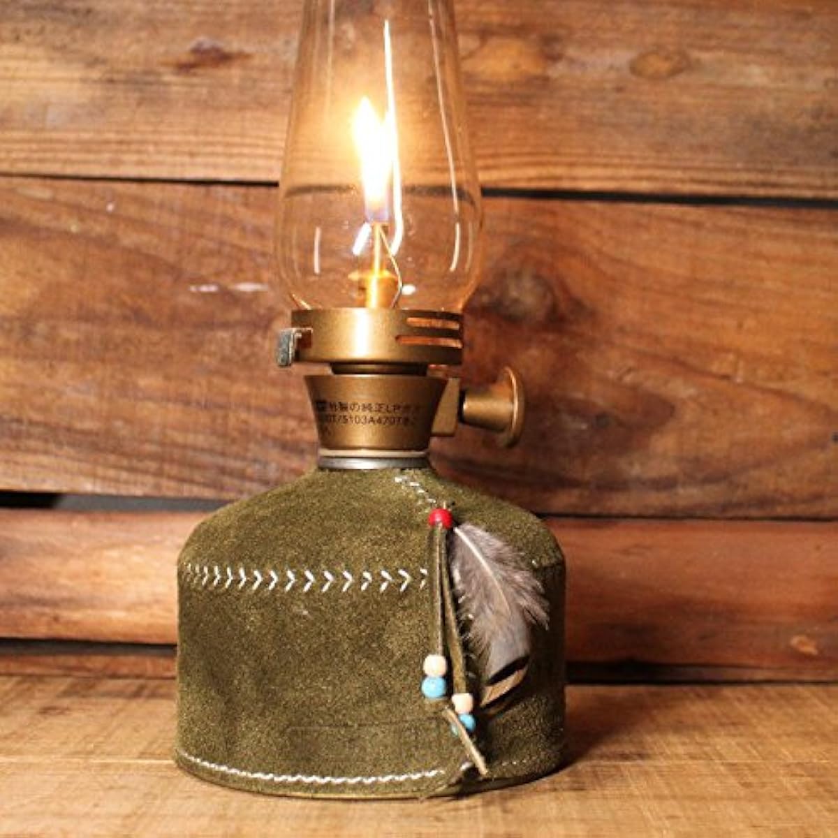 What will be will be suede leather OD gas can cover (medium: 230g/250g size) khaki