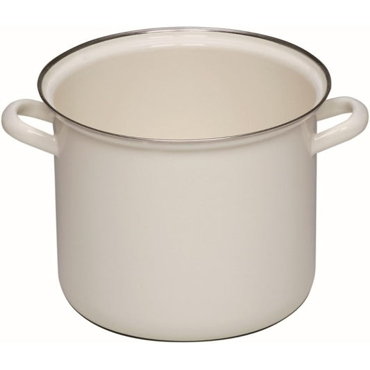 RIESS Mug White 1kg Pot m.Chromrand 22cm 6L 0274-033