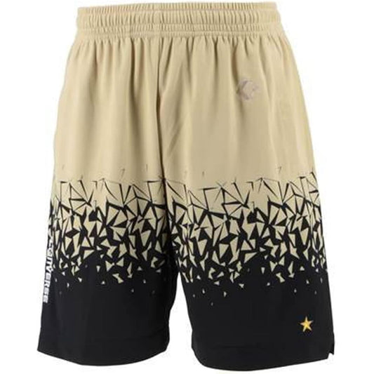 Converse CBG231852 Men's Basketball Shorts, Sweat Absorbent, Quick Drying, Gold Series Practice Pants