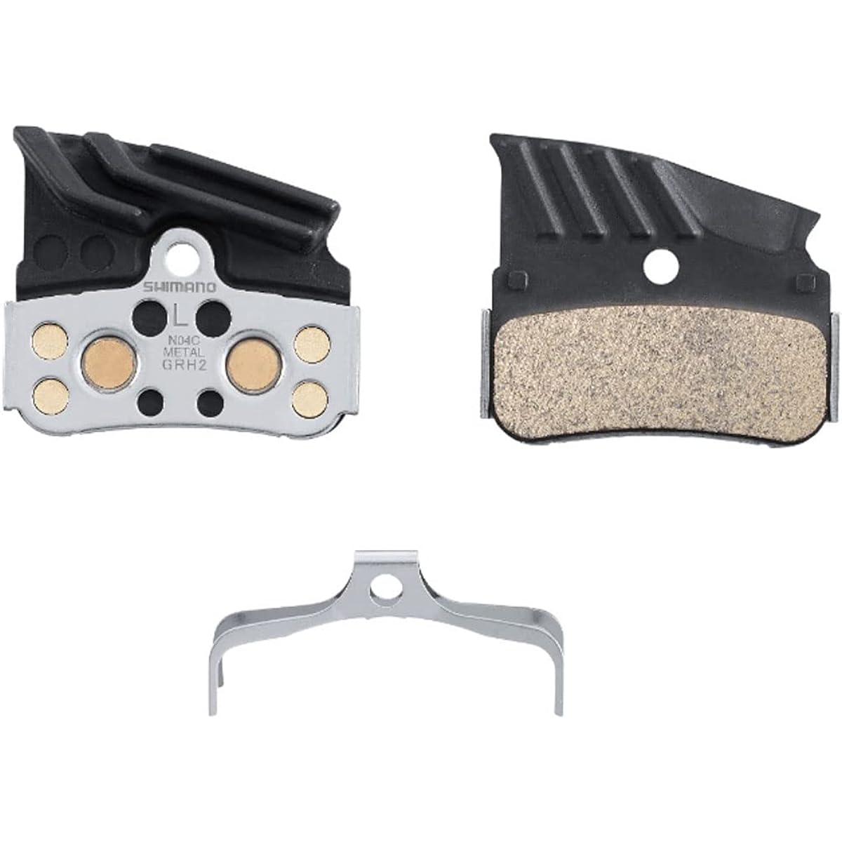 SHIMANO Disc Brake Pad N04 Metal with Fins