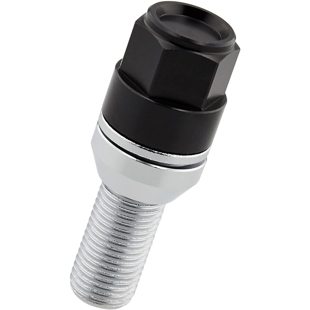 KYO-EI (Kyoei Sangyo) Wheel Bolt LEGGDURA RACING Bolt [M14 x P1.5] Taper: 60° [Below Neck: 28mm] Black KIC3028K16