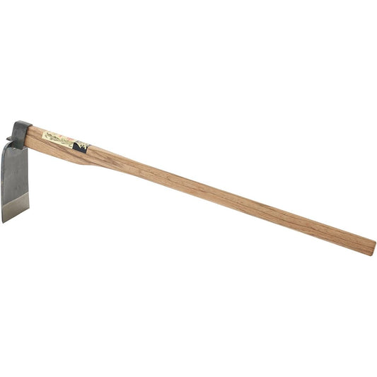 Ichihime Kara hoe, black 450 momme, thick blade, durable, soil raising, soil crushing, hard soil, root cutting, wasteland, forest, field, gardening, home garden, gardening, agriculture