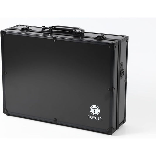 TOYGER CEO Storage Aluminum Attache Case (Black) that can hold over 5000 cards