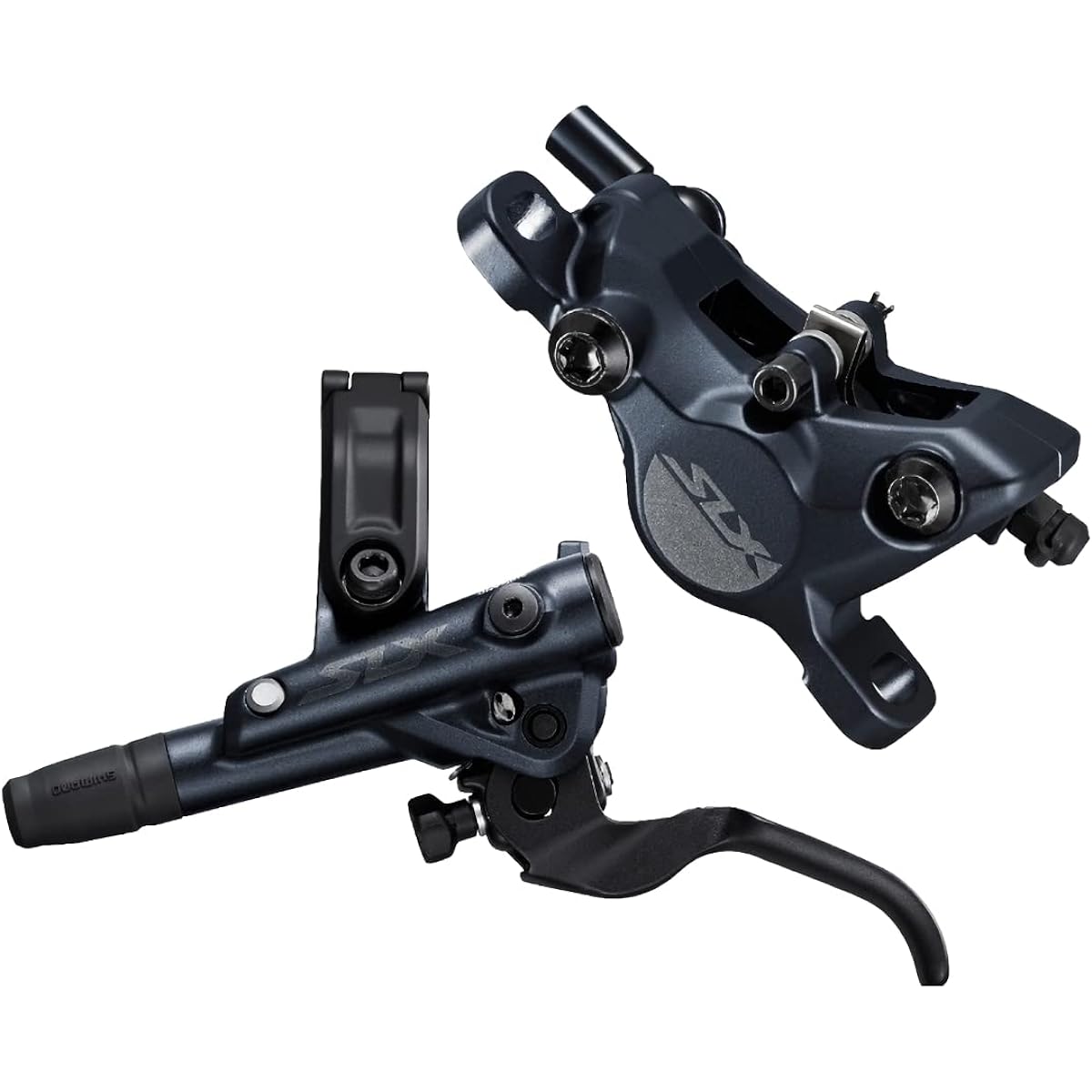 SHIMANO SLX BL-M7100L/BR-M7100 Metal 1700mm Left Rear JKIT/Lever, Caliper, Hose, Oil Filling Set JKIT Oil filled, Hose connected to caliper side