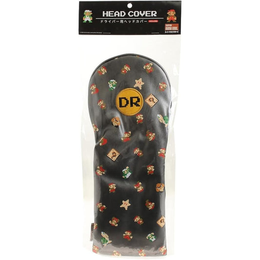 Enjoy Caddy Bag Super Mario Bros. Super Mario Bros. Head Cover for DR SBHD002 Black