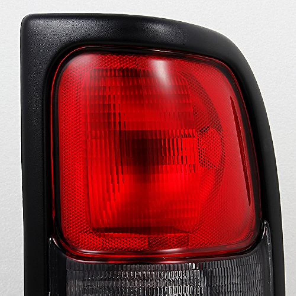 DODGE RAM 1500/2500/3500 Pickup track red clear tail light brake lamp replacement pair left+right