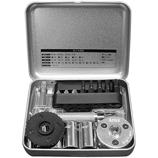 ANEX Mini Star Bee Driver Multi Set Ratchet Type 6 Sets No.318