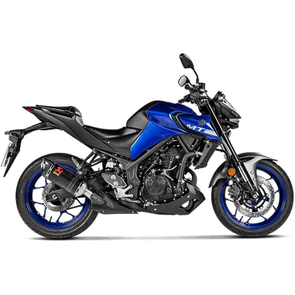 AKRAPOVIC Option Carbon Heat Shield for Slip-on YZF-R25(14-19), YZF-R3(15-19), MT-25(15-19), MT-03(15-19) P-HSY3SO1